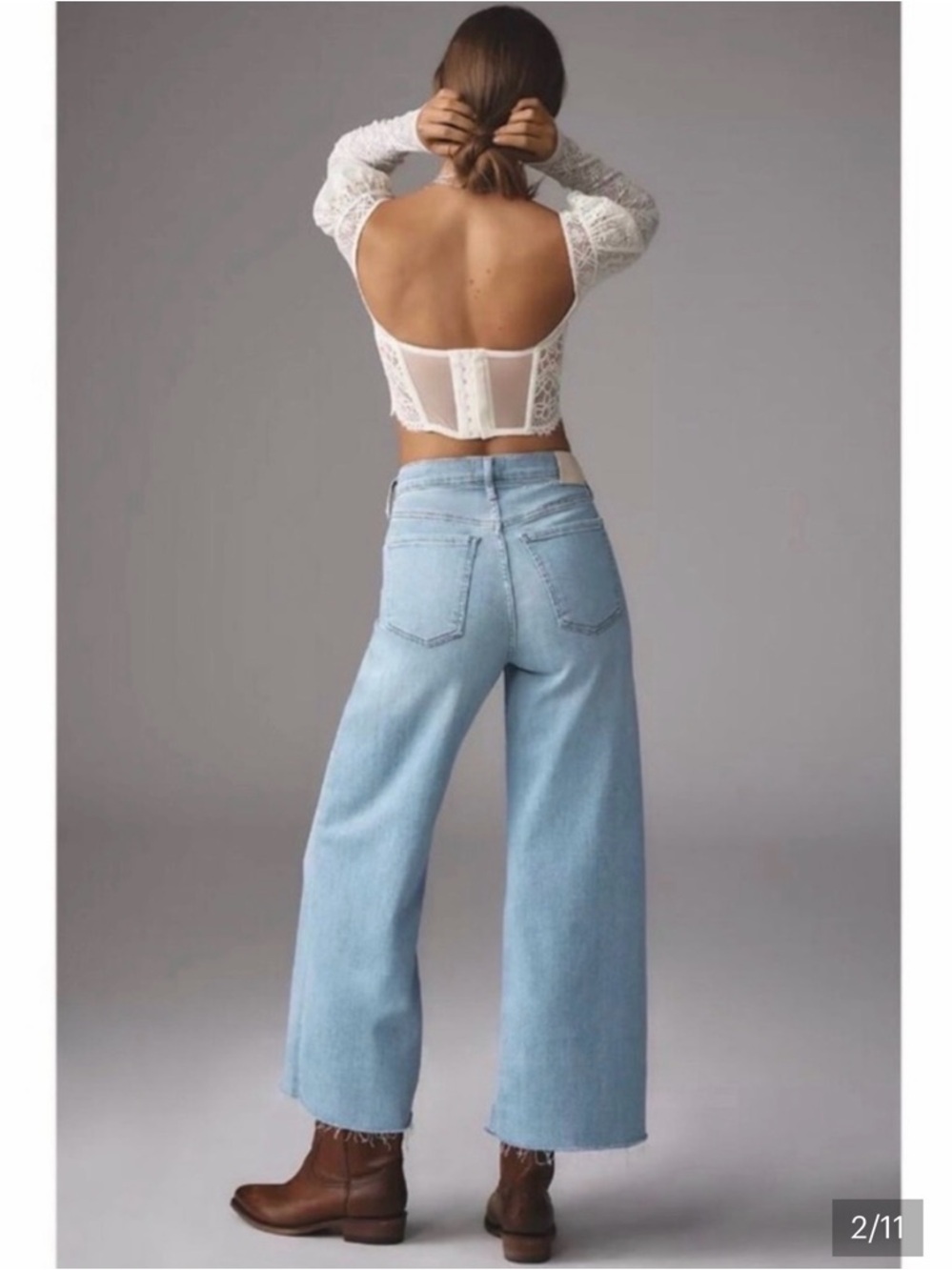 Citizens Of Humanity Lyra High-Rise Wide Leg Jeans - Picture 2 of 7